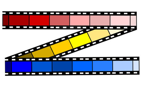Film-in-rgb-farben