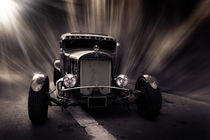 Hot Rod, black and white by hottehue