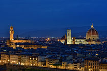 Florenz in der blauen Stunde by Peter Bergmann
