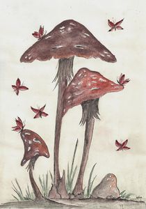 Family of Mushrooms by dieroteiris