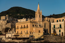 Lipari Marina Corta with church Parrocchia S. Guiseppe by Richard Gruber
