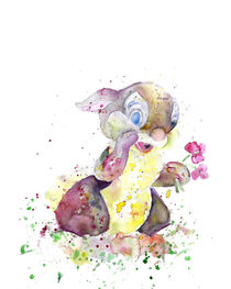Thumper With Flowers von mikart
