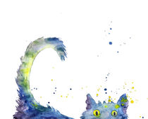 Colorful Cat by mikart