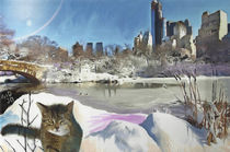 cool cat in new york by md-jo
