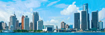 Detroit Skyline by sonnengott