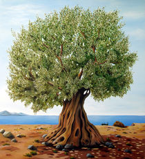 Olivetree - Original painting on canvas by Georgia Korogiannou