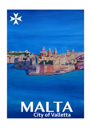 Retro-poster-malta-valetta-city-of-knightsi