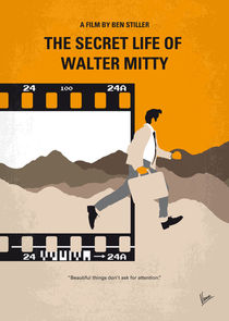 No806 My The Secret Life of Walter Mitty minimal movie poster by chungkong