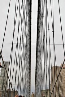 Brooklyn Bridge, Teilansicht by assy