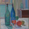 Spencer-frederick-gore-blue-and-green-bottles-and-oranges