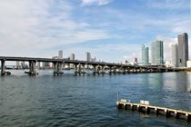 Miami, Skyline mit MacArthur Causeway by assy