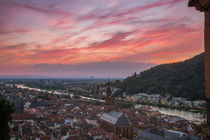 Sunset in Heidelberg von h3bo3