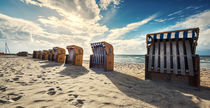 Beach Chairs at Baltic Sea by h3bo3