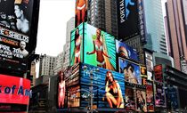 Times Square, Leuchtwerbung by assy