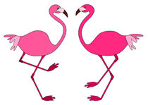 Flamingos by Jutta Ehrlich