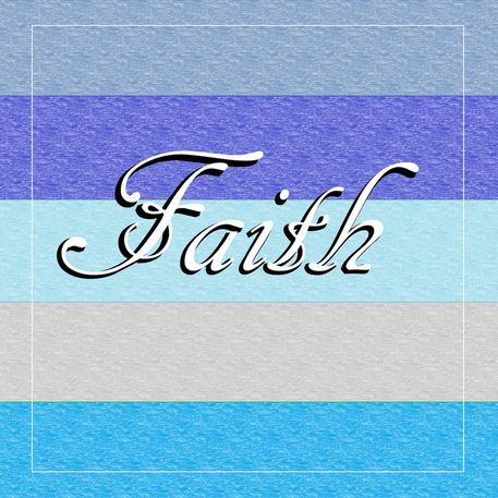 Faith-on-blue