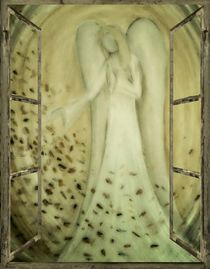 Engelbild - Engel am Fenster von Chris Berger