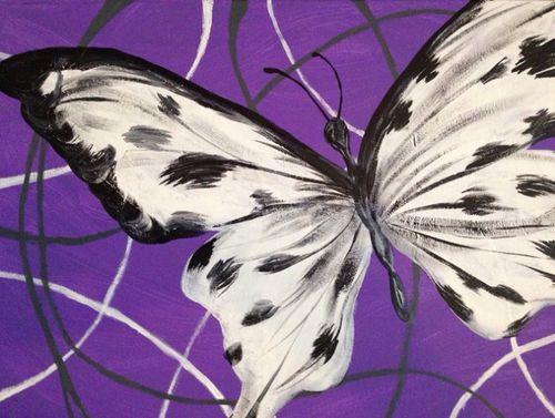 Purple-dalmatian-butterfly-2