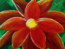 Red Flower von A. Hawkins