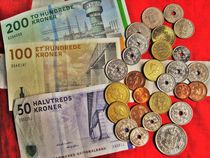 dänisches Geld, Öre und Kronen von assy