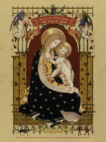 Madonna d'Angicourt - aka Madonna della Quaglia by ex-voto