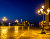 Sunrise at San Marco Plaza in Venice by Lev Kaytsner