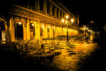 Venice Cafe at Night von Lev Kaytsner