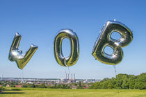 WOB-Ballons auf dem Klieversberg Wolfsburg von Jens L. Heinrich