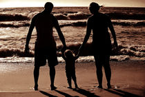 Familie am Strand by Maik Harker