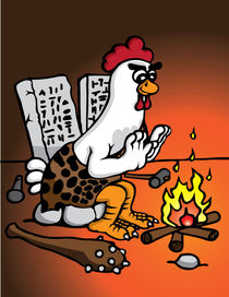 Chicken-sapiens by Irving Mendez