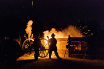 Night Cannon Firing at Wilson's Creek NB by Steven Ross
