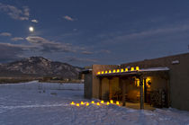 Taos, New Mexico Christmas Eve by Steven Ross