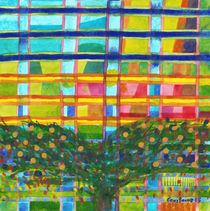 Tree In Front Of A Building  by Heidi  Capitaine