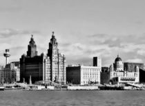 Water front Liverpool (Digital Art) von John Wain