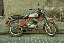 Jawa motorbike  by Rob Hawkins