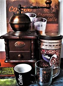 Coffee, Kaffee, Kaffeemühle by assy