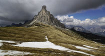 Ra Gusela from the Passo Giau in the Italian Dolomites by chris-drabble