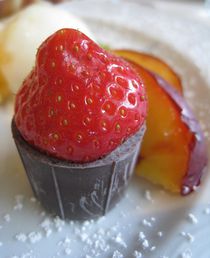 Erdbeer-Pfirsich Dessert by assy
