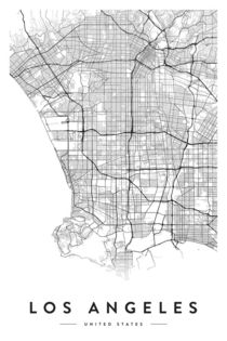 LOS ANGELES CITY MAP by nordik