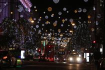 Christmas lights at Oxford Street,London von Oristoquedis Oliveira