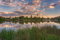 Ein Frühlingsmorgen im Park mit See von andreas-marquardt