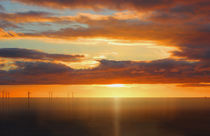 Irish Sea - Heavy Skys (Digital Art) von John Wain