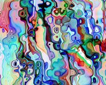 abstract multicolored digital art von Stephany CHAMBON