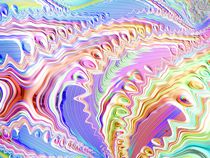 multicolor abstract pouring by Stephany CHAMBON