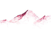 mountainsplash Mount Everest pink von Bastian Herbstrith