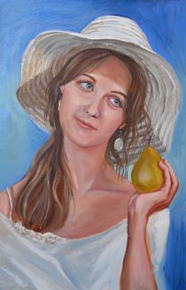 THE GIRL WITH THE PEAR by Denis Grakhov