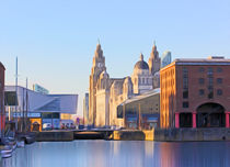 Albert Dock And the 3 Graces by John Wain
