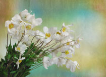 Bouquet Of White Flowers von Elena Oglezneva