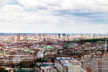 Berliner Dom und Potsdamer Platz aus der Luft von Ronny Wunderlich