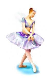 Young Ballerina by Elena Oglezneva